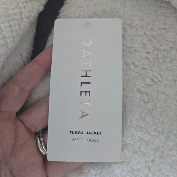 NWT Athleta Tugga Jacket - XL Cream - Picture 7 of 8